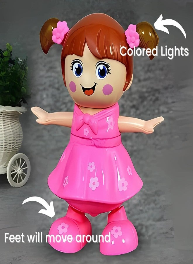 Sisq Dancing Baby Girl Robot Toy with 3D Lights and Music | Ages 3+, Multicolour - Image 3